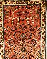 SAROGH,PERSIEN CA 129 X 73CM. FLOR WOLLE