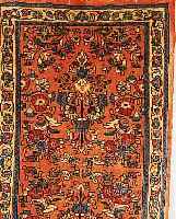 SAROGH,PERSIEN CA 125 X 68CM. FLOR WOLLE