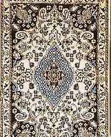 NAIN,PERSIEN CA 130 X 85CM. FLOR WOLLE