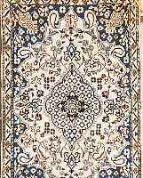 NAIN,PERSIEN CA 128 X 80CM. FLOR WOLLE