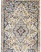 NAIN,PERSIEN CA 130 X 80CM. FLOR WOLLE
