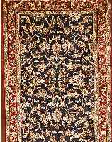 ESFAHAN FEIN,PERSIEN CA 165 X 108CM. KOEKWOLLE MIT U.AUF SEIDE CA 900000 KN./QM