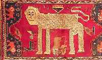 GHASCHGHAI,PERSIEN CA 152 X 105CM. WOLLE AUF WOLLE