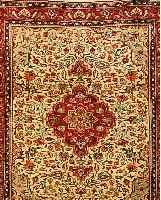 SAROGH,PERSIEN CA 135 X 115CM. FLOR WOLLE