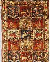 BACHTIAR,PERSIEN CA 147 X 104CM. FLOR WOLLE