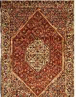 BIDJAR,PERSIEN CA 167 X 110CM. FLOR WOLLE