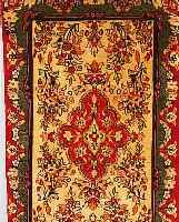 ESFAHAN,PERSIEN CA 111 X 69CM. KORKWOLLE AUF SEIDE