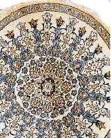 NAIN,PERSIEN DURCHMESSER CA96CM. FLOR WOLLE
