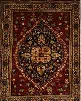 KASHGUL, PERSIEN, 95 X 59CM, FLOR WOLLE