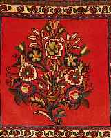 SAROGH, PERSIEN, 54 X 56CM, FLOR WOLLE