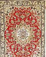NAIN, PERSIEN, 135 X 93CM, FLOR WOLLE MIT SEIDE