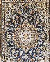 NAIN, PERSIEN, 136 X 89CM, FLOR WOLLE MIT SEIDE