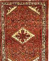HOSSEINABAD, PERSIEN, 145 X 104CM, FLOR WOLLE
