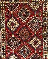 YALAMEH, PERSIEN, 137 X 100CM, WOLLE AUF WOLLE