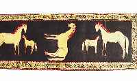 GASHGAI, PERSIEN, 198 X 71CM, EHZ 2 WOLLE AUF WOLLE, CA.40 JAHRE