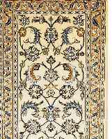 NAIN, PERSIEN, 300 X 71CM, FLOR WOLLE MIT SEIDE