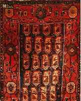 BROJARD, PERSIEN, 410 X 109CM, FLOR WOLLE, CA.30 JAHRE