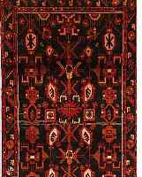 NAHAWAND, PERSIEN, 508 X 105CM, FLOR WOLLE, CA.40 JAHRE