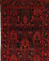 BROJARD, PERSIEN, 519 X 100CM, FLOR WOLLE, CA.40 JAHRE