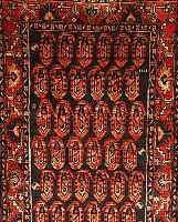 BROJARD, PERSIEN, 483 X 113CM, FLOR WOLLE, CA.40 JAHRE