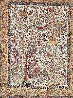 NAIN FEIN, PERSIEN, 200 X 149CM, KORKWOLLE MIT SEIDE, CA.800.000 KN/QM