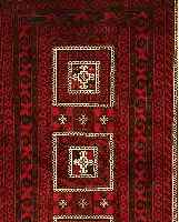 BELUTSCH, PERSIEN, 200 X 111CM, WOLLE AUF WOLLE