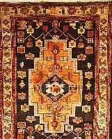 ZANJAN, PERSIEN, 196 X 133CM, FLOR WOLLE