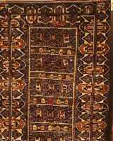 ZAKINI, AFGHANISTAN, 205 X 120CM, WOLLE AUF WOLLE