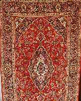 KESCHAN, PERSIEN, 232 X 136CM, FLOR WOLLE