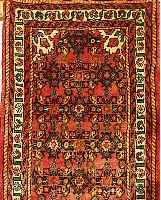 HOSSEINABAD, PERSIEN, 195 X 76CM, FLOR WOLLE
