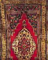 SASAROGH, PERSIEN, 204 X 132CM, EHZ 3-4 FLOR WOLLE, UM 1935