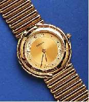 DELMA DELMA HERRENARMBANDUHR, SCHWEIZ UM 1996, METALL HARTVERG. INCL. ROLLEN-GLIEDERBAND, EDELST.-BODEN GEDR., HIGH-TECH-QUARTZW., ...