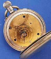 KONVOLUT: 2 HERRENTASCHENUHREN, VERSCH. FERTIGUNGSPHILOSOPHIEN, UM 1895, 1X SELTENE, BILLIGE ZYLINDERUHR M. MESSINGZYLINDERRAD, ...