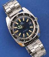 MEISTER ANKER/GUB HERRENARMBANDUHR AUTOMATIK, DEUTSCHLAND UM 1980, METALL VERCHR., BER., EDELST.-BODEN GESCHR., EDELST.-BAND, EHEM. DDR FÜR ...
