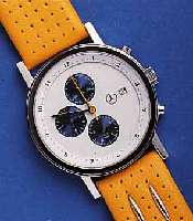 MERCEMERCEDES BENZ ARMBANDCHRONOGRAPH, WERBEUHR GLEICHNAMIGER AUTOFIRMA FÜR SLK MODELL, EDEL- ST. POL., SAPHIRFLACHGL., 1/10-SEK.-STOPPAUFL. ...