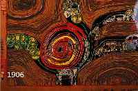 HUNDHUNDERTWASSER, FRIEDENSREICH, 1928-2000, KREISVERKEHR, AUS DER REGENTAGMAPPE, NUM. 2937/3000, CA. 49 X 67 CM, RECHTE UNTERE ECKE LEICHT BESCH.