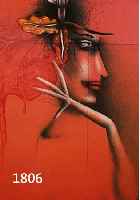KONVOLUT ZWEI FARBLITHOGRAPHIEN: BRUNO BRUNI SOLITUDINE, UND PAUL WUNDERLICH: TETE DE FEMME BEIDE HANDSIGNIERT UND NUM. 4774/10000, AUS: DIE KUNST ...