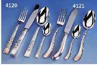 BESTECK BESTECK FÜR 6 PERSONEN, DEUTSCH WILKENS BREMEN, 925ER SILBER, MODELL MARGERITEN, NEUAUFLAGE DES BERÜHMTEN JUGENDSTILBESTECKS VON ...