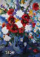 DEEDEEGE, HEINRICH, GEB. 1920 HAßLOCH, BLUMENSTILLEBEN, ÖL/LWD., SIGNIERT, DAT. 1979, 80 X 70 CM