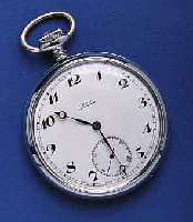 HERA MHERA MILITÄRTASCHENUHR, FÜR DIE SCHWED. ARMEE, SO REG.-GRAV. MIT 3 KRONEN RÜCKS., METALL VERCHR., EMAILBL. REP. BEI 10, GEBL. ...