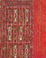 OSOSTANATOLIEN, TSCHOWAL, 125 X 55CM, EHZ 3 WOLLE AUF WOLLE, CA.70 JAHRE