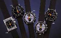 SILBERSTSILBERSTEIN DESIGNERCHRONO AUTOMATIK SERIE BAUHAUS GRIS, UNGETR. LAGERW., ORIG.-PAPIERE U. ETUI M. VOLLSTÄNDIGEM BANDWECHSELSATZ UND ...