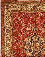 TÄTÄBRIZ, PERSIEN, 391 X 296CM, EHZ 2-3 FLOR WOLLE, CA.35 JAHRE