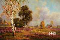SÜTSÜTYS, I., MANNHEIMER MALER, HEIDELAND- SCHAFT, ÖL/LWD., RECHTS UNTEN SIGNIERT, 70 X 95 CM, R.