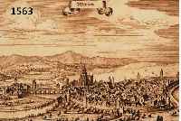 KONVOLUT VON 2 BLATT WETZLAR, 1.) KUPFER- STICH M. MERIAN, GA WETZLAR, TADELLOSES EXEMPLAR, 20 X 32 CM; 2.) ALTKOLOR. KUPFER- STICHK. V. ...