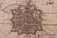 KONVOLUT VON 3 BLATT FRANKENTHAL, 1.) KUPFERSTICH M. MERIAN FRANKENTHAL AUS DER VOGELSCHAU MIT WAPPEN IM HIMMEL U. RE. U. ERKLäRUNG, ...