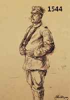 LIELIEBERMANN, MAX, 1847-1935, LITHOGRAPHIE 1924, KRIEGSBEOBACHTER, IM STEIN SIGN., MAßE CA. 38X23 CM, PP