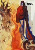 SALVADORE DALI, 1904-1989, DIVINA COMEDIA, 2 FARBHOLZSCHNITTE, MAßE JE 28X20 CM, PP, RAHMEN