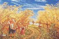 HEINSDORFHEINSDORFF, ELISABETH, 1893 SCHLOßBERG BEI ROSENHEIM-1964, STAMMTE AUS DER MALERFAMILIE KRONENBITTER, COUSINE DES MALERS RUDOLF SIECK, ...