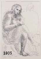 PICPICASSO, PABLO, 1881-1973, RADIEUNG AUS DER NEUAUFLAGE DER SUITE VOLLARD, CA. 25,5 X 18 CM